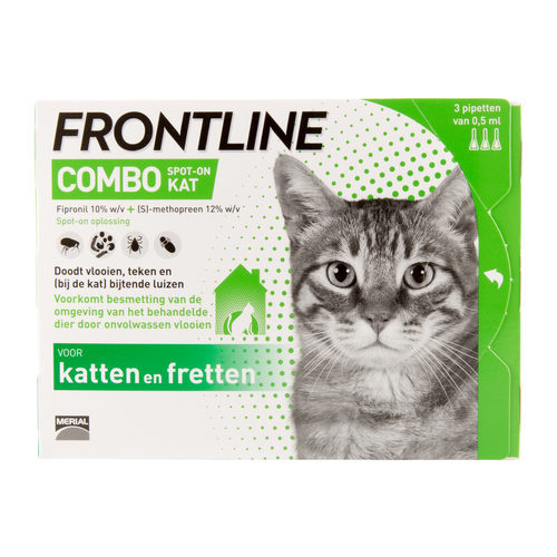 Frontline Combo Kat | til af lopper - Ormepiller.eu