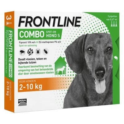 Frontline Combo Hund | Til behandling lopper og flåter Ormepiller.eu