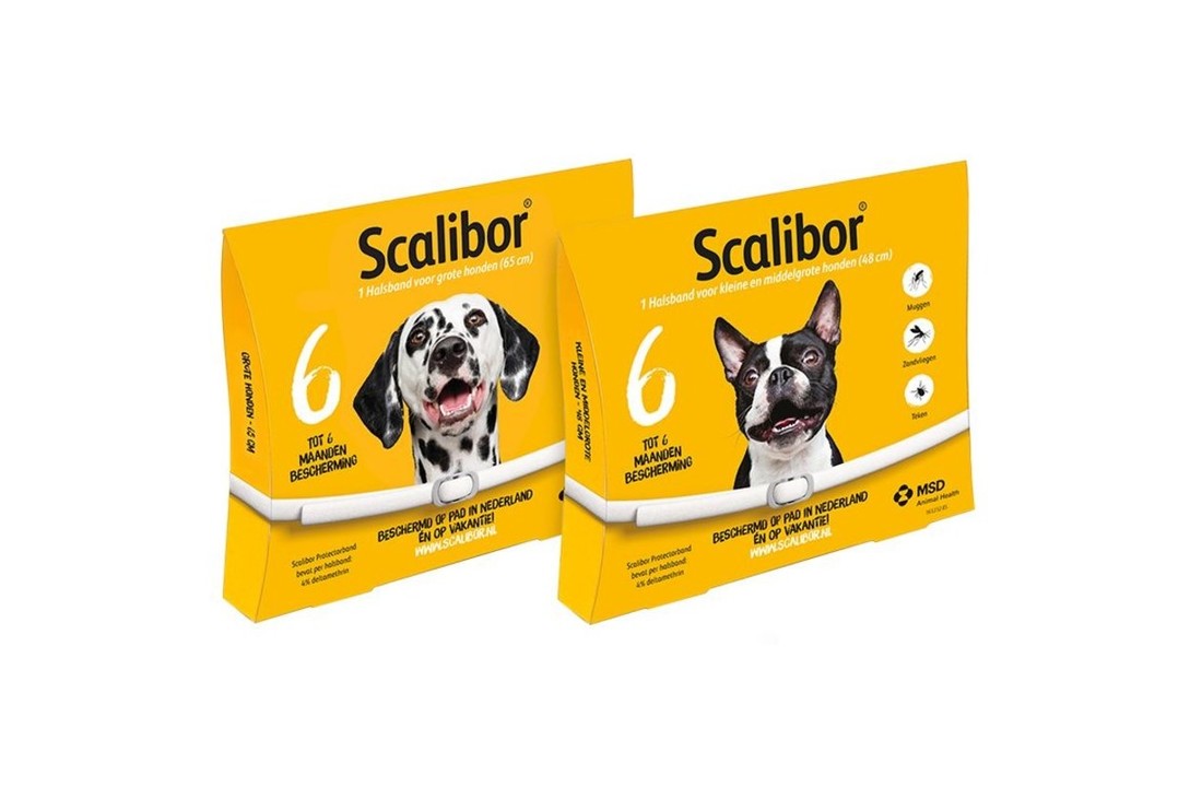 Scalibor Halsband Effektiv til flåt og sandfluer Hund Ormepiller.eu