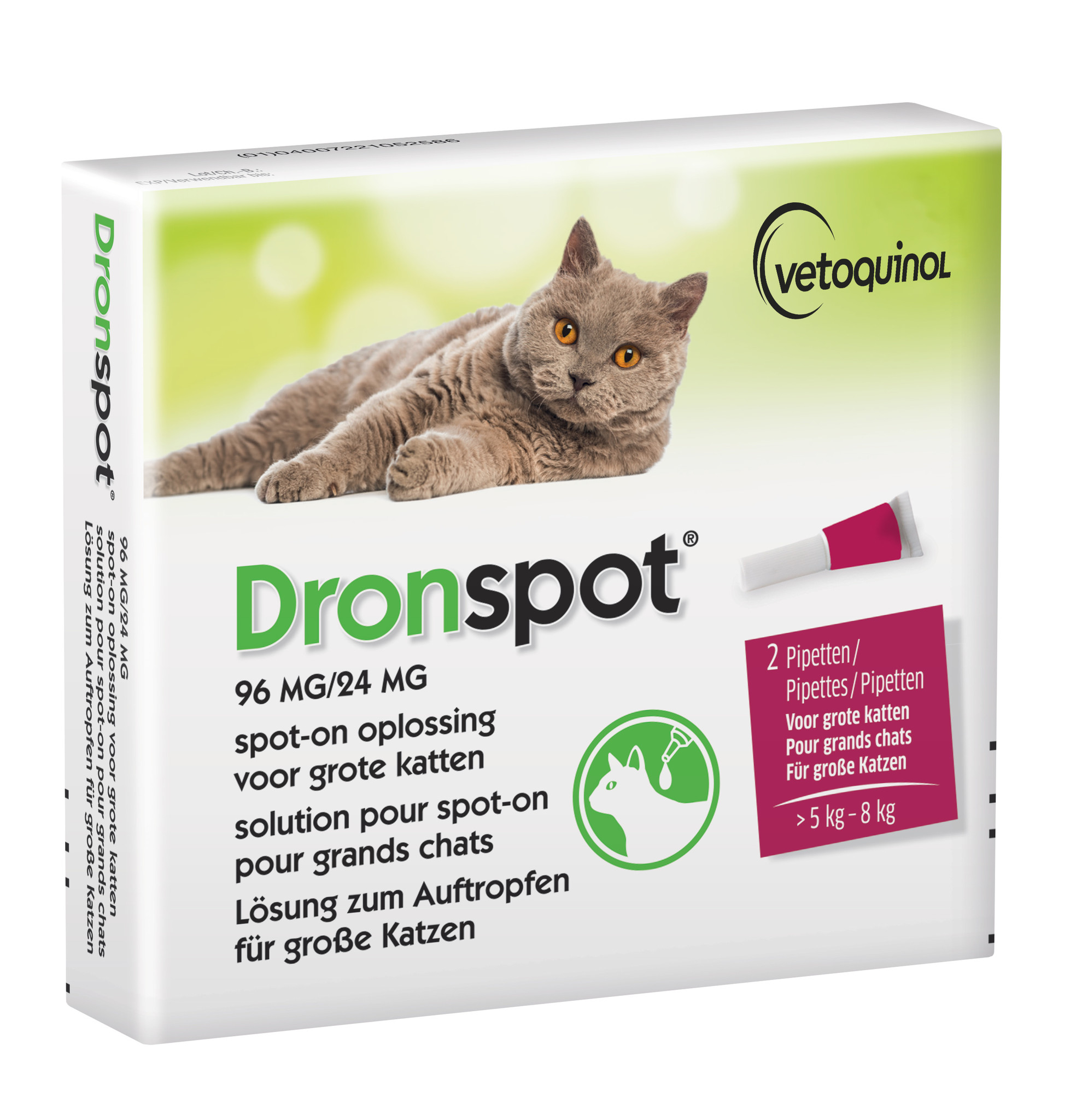 Dronspot Kat | Pipetter til behandling orme hos din kat -
