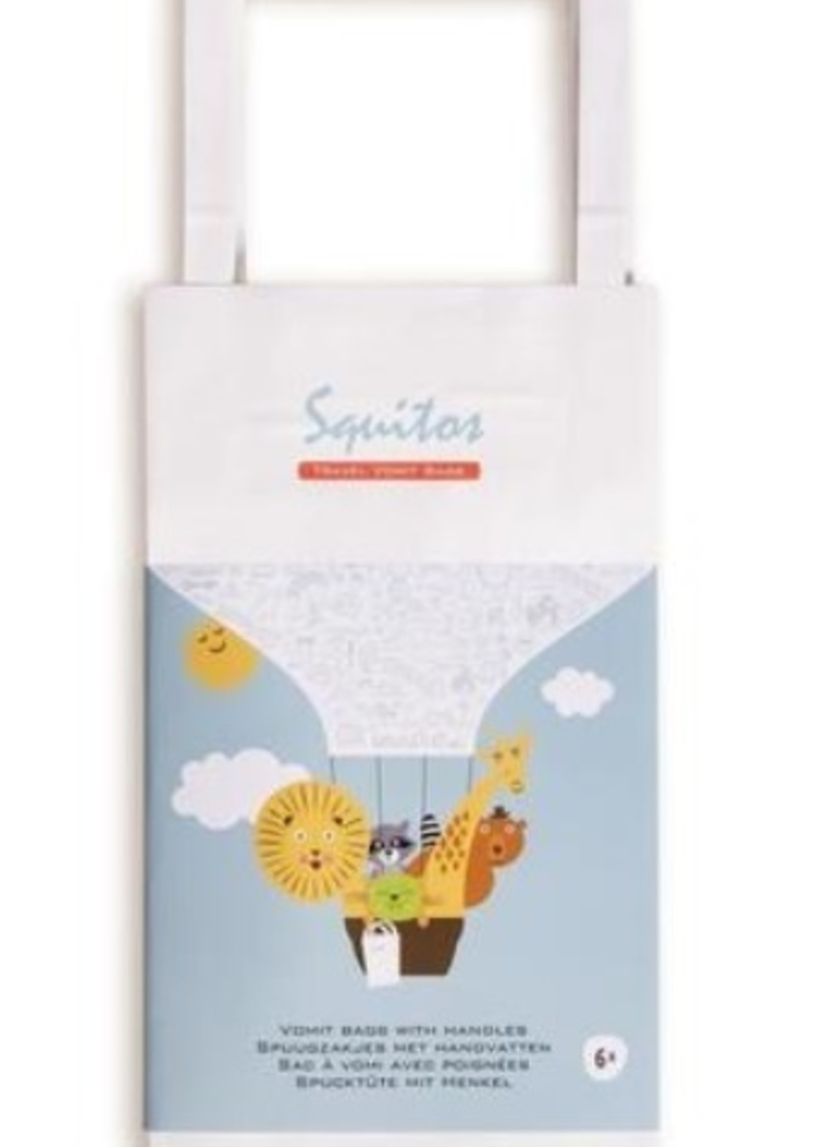 Squitos Spuugzakken met Handvat 6 Stuks