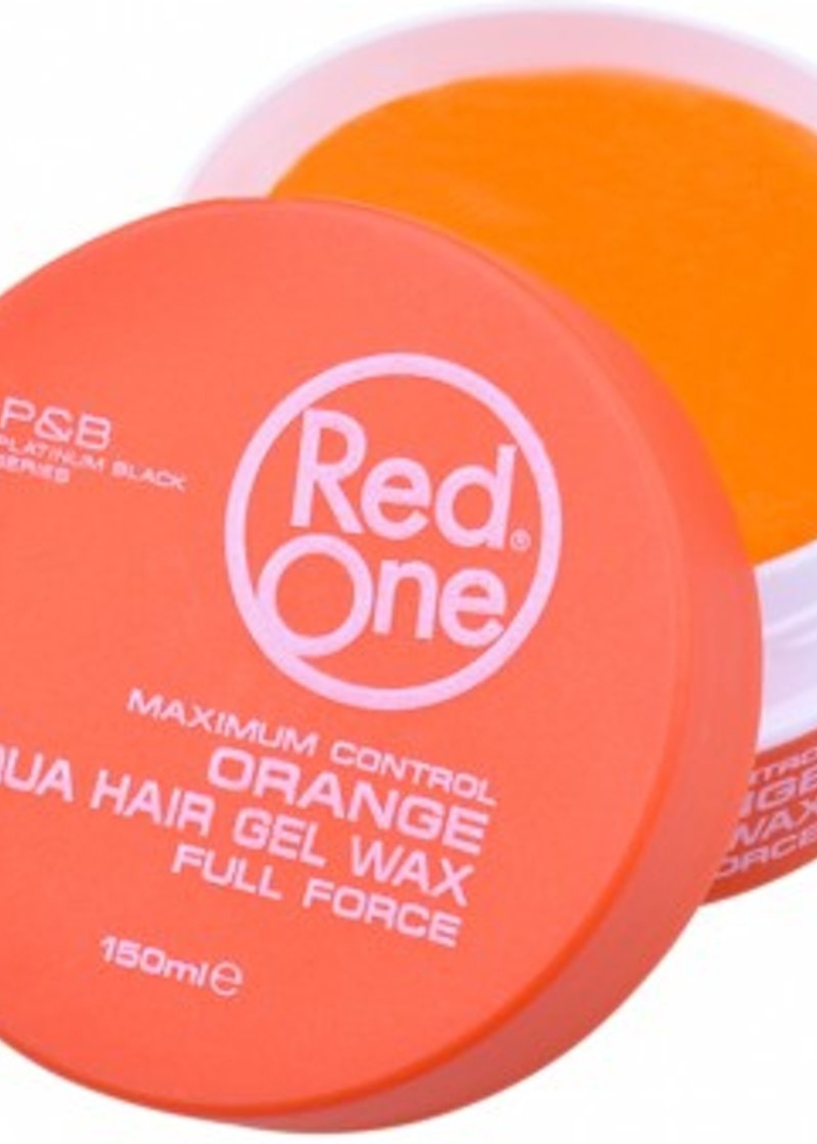 Red One   Aqua Hair wax Full Force Orange 150ml