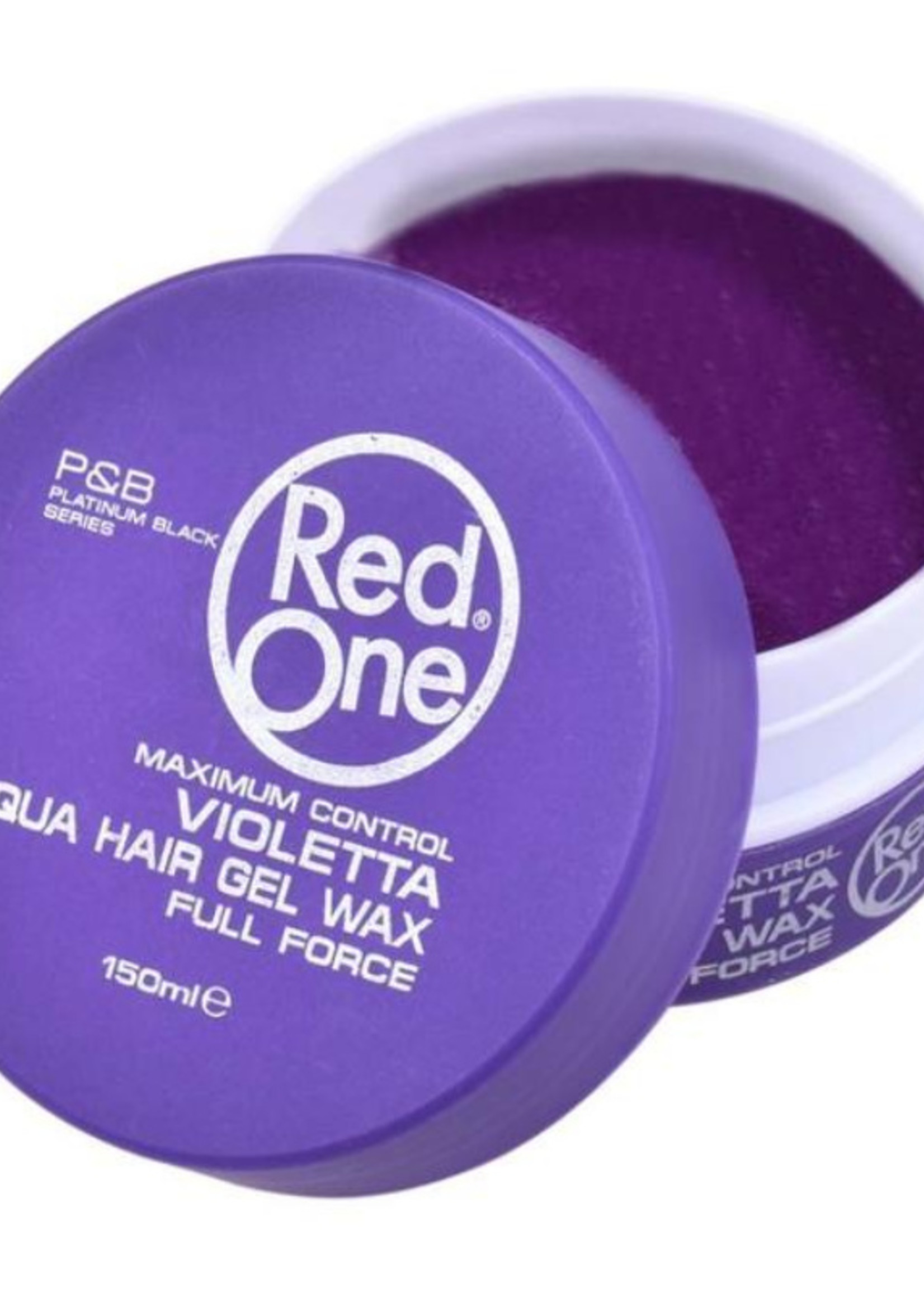 Red One  Aqua Hair Gel Wax Violetta 150ml