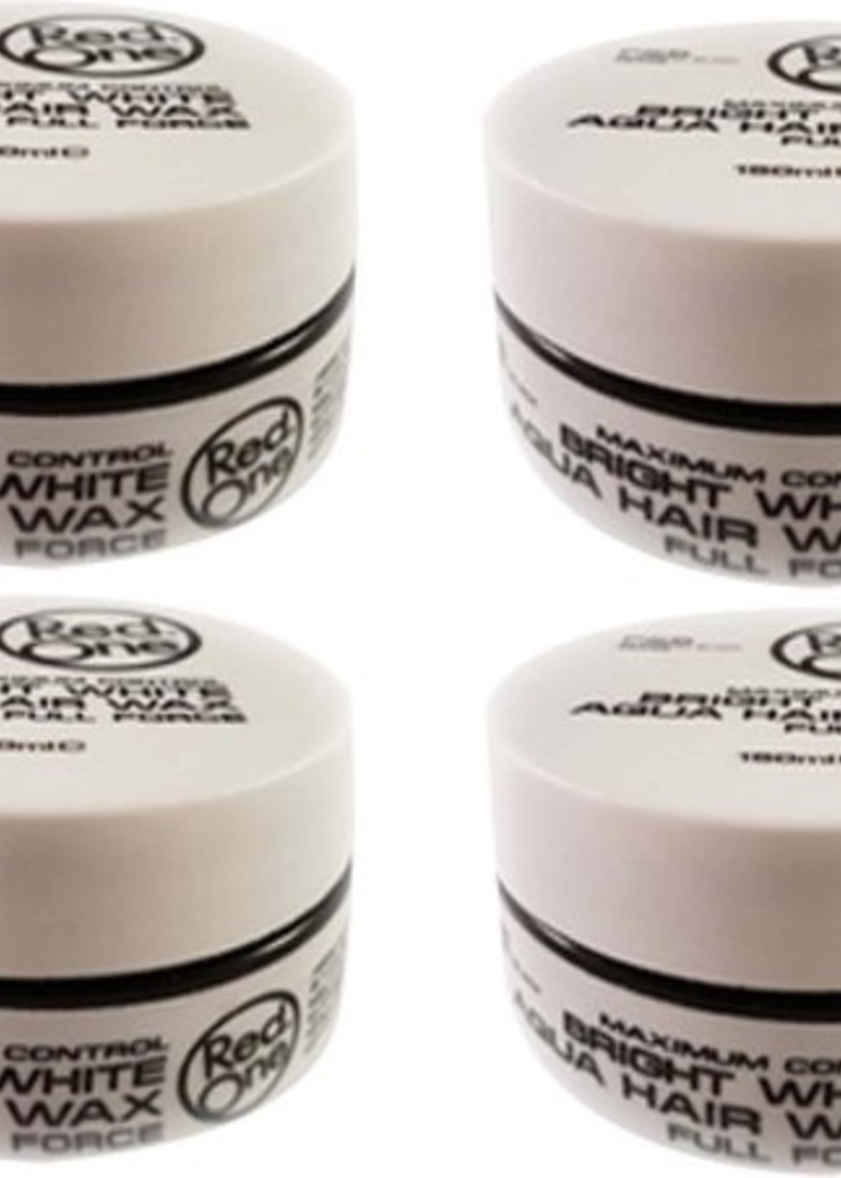 Red One  Bright White Aqua Hair Wax Full Force 150ml - Copy