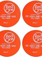 Red One  Red one Orange Hair Wax| Haarwax| Haargel| Gel| Aqua wax| Oranje Aqua haarwax| 4 stuks| 4 pieces