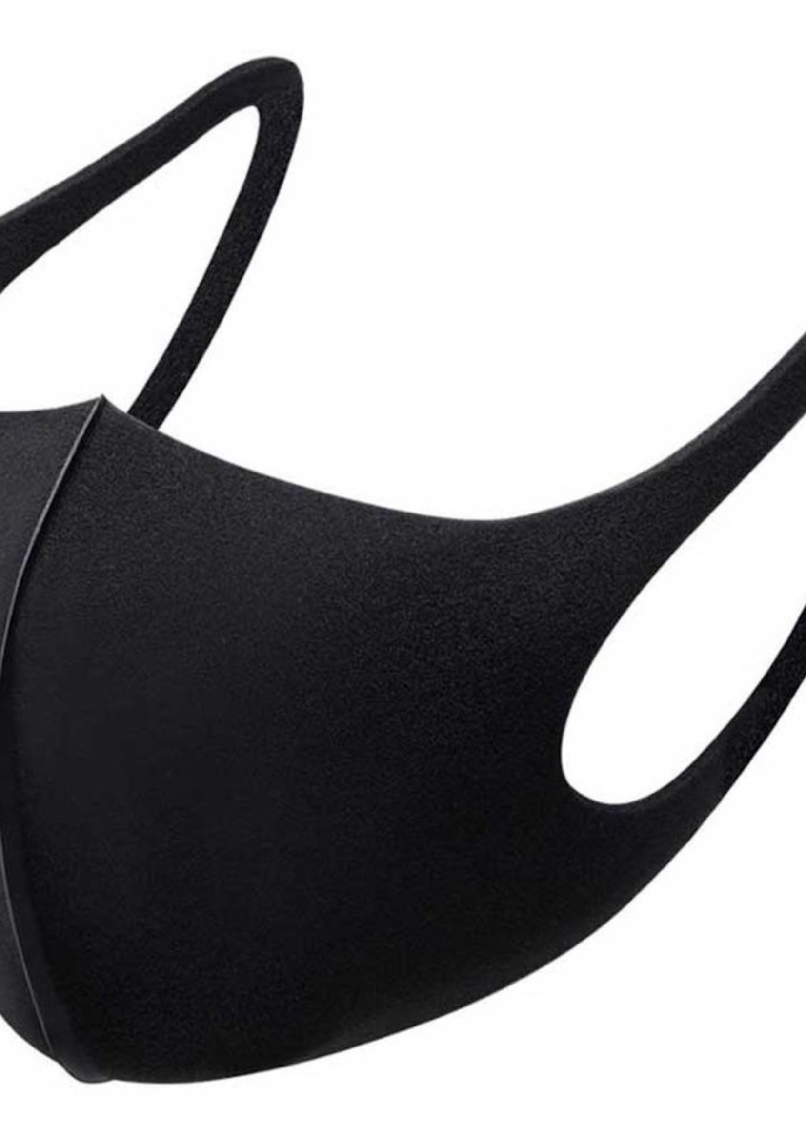 Mondkapje Zwart Mondkapje / Mondmasker (Herbruikbaar)