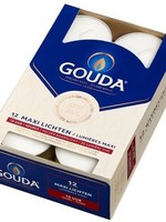 Gouda Maxilichten brandduur 10 uur doos a 12st