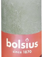Bolsius stompkaars Shine collection 130/68 Foggy Green