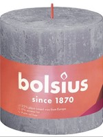 Bolsius Rustiek stompkaars Shine collection 100/100 Frosted Lavender