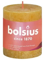 Bolsius Rustiek stompkaars Shine collection 80/68 Honeycomb Yellow