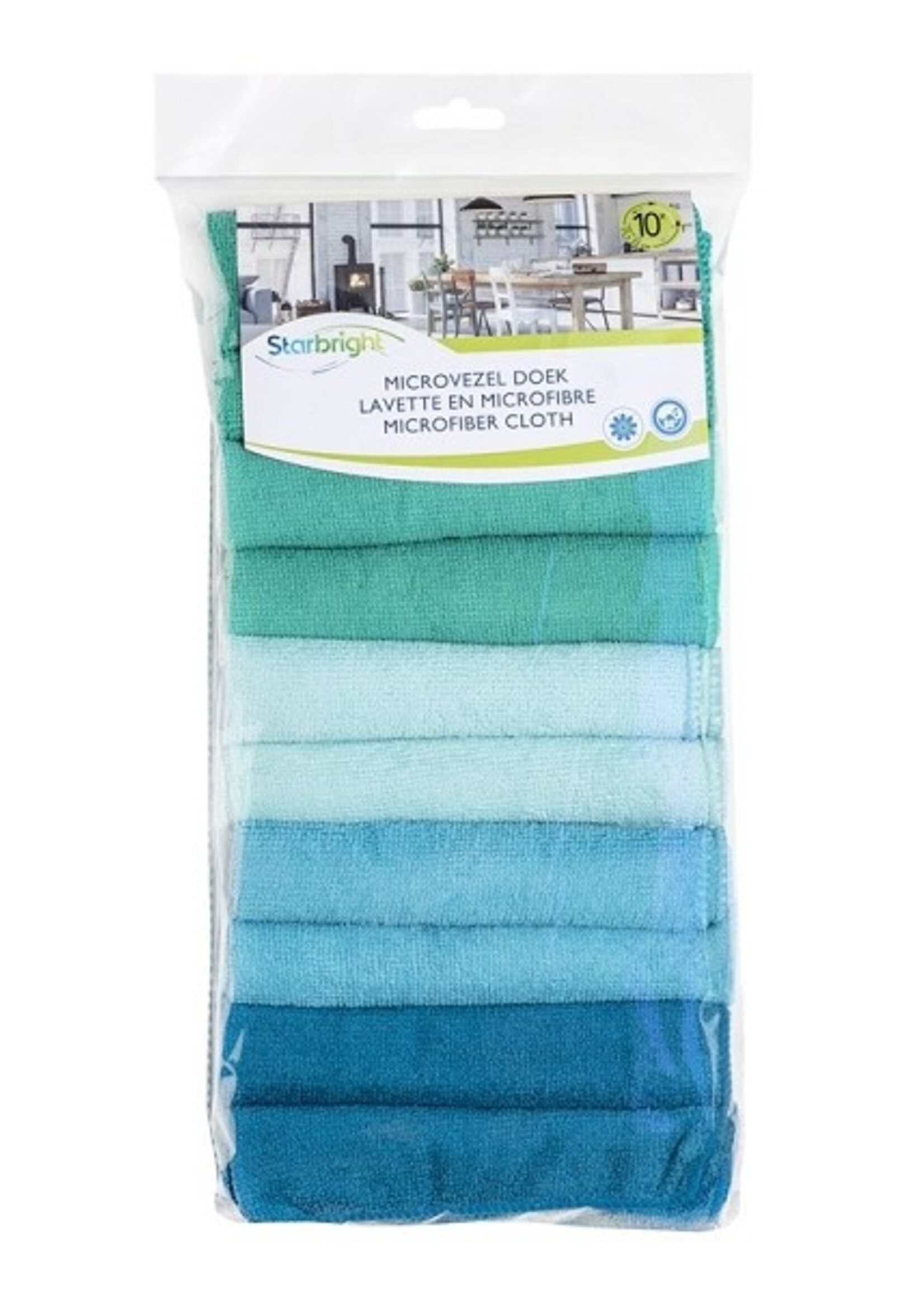 Starbright Microvezeldoekjes 10st 32x32cm