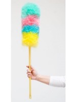 Plumeau met uitschuifsteel