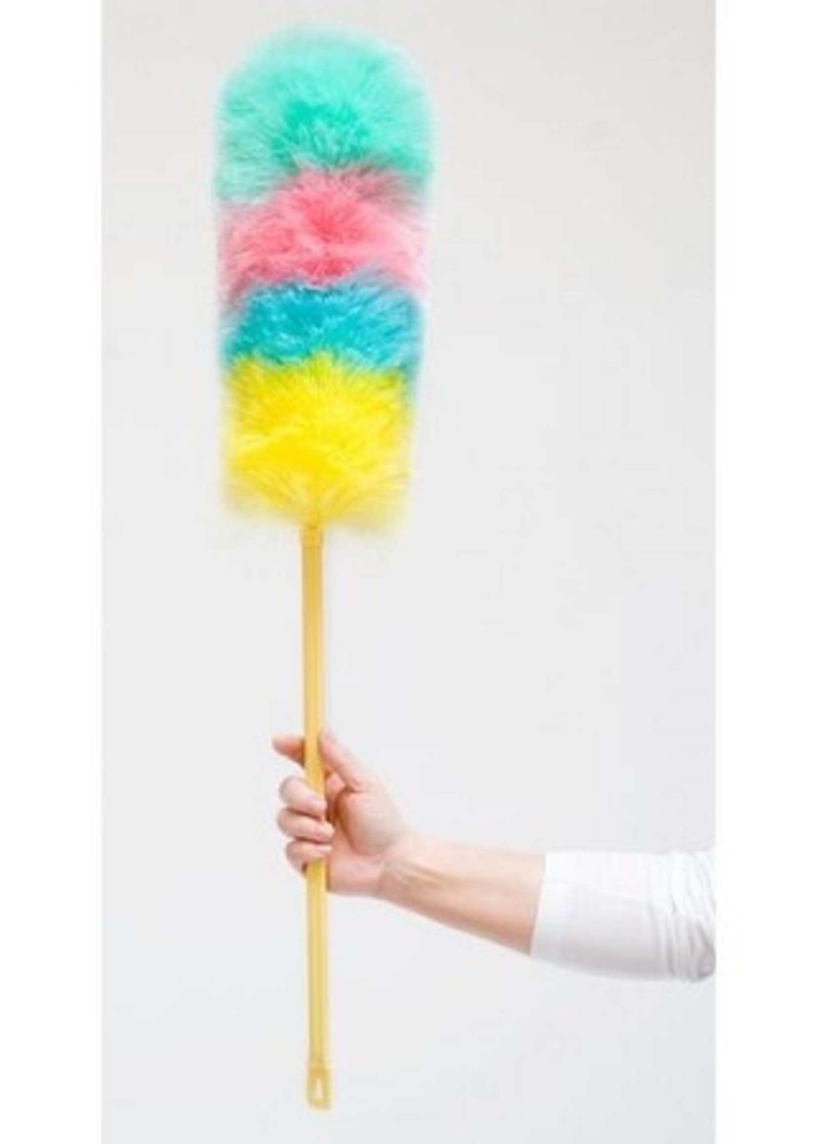 Plumeau met uitschuifsteel