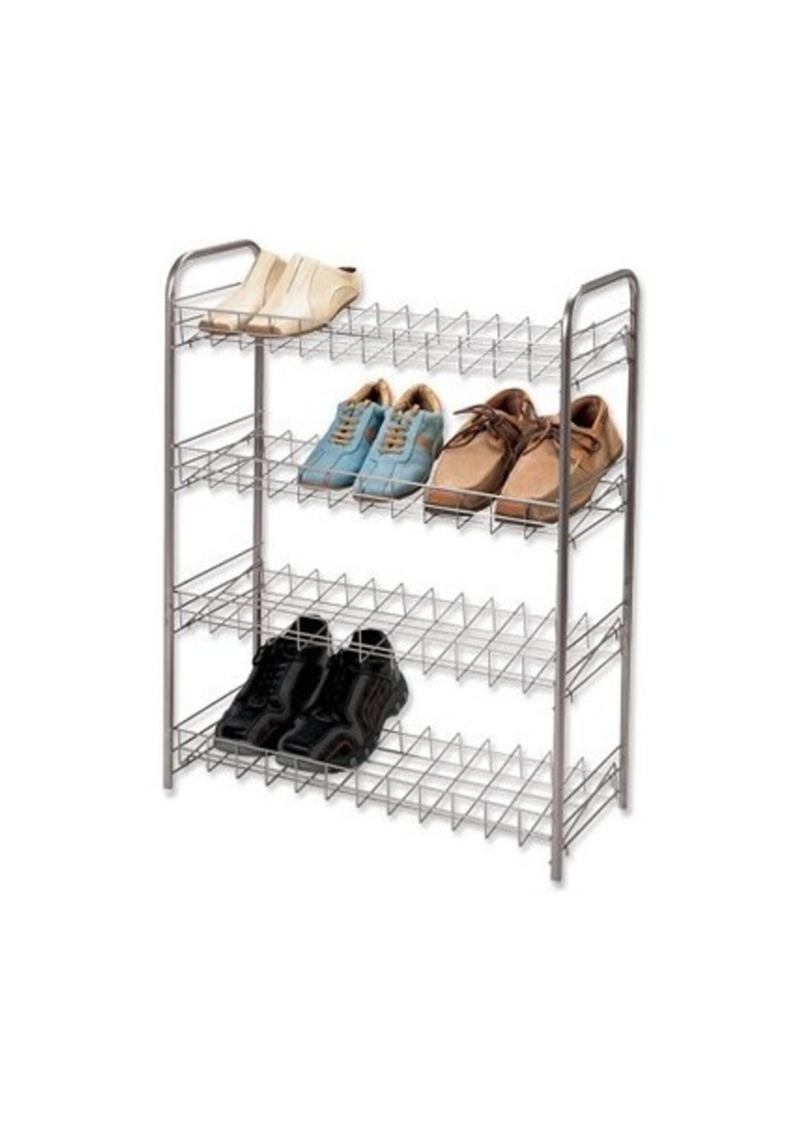 Metaltex schoenenrek Shoe 4 voor 12 paar 64x23x80cm