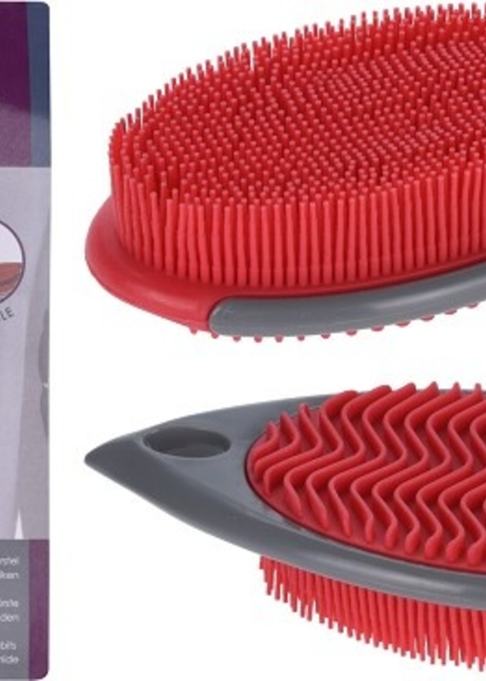 Kledingborstel kunststof 16x8x4cm