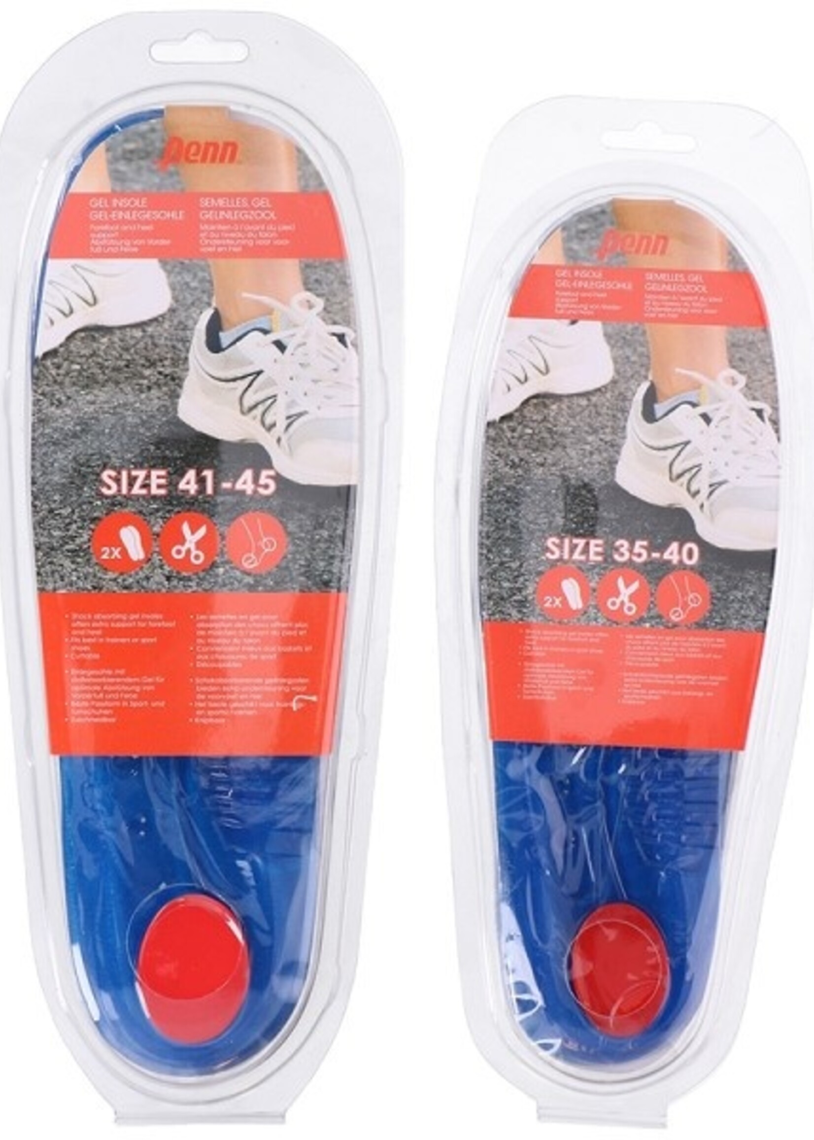 Penn Gelinlegzool voorvoet/hiel maat 35-40/41-45