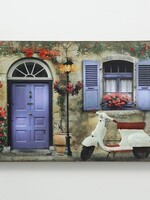 Boltze Home Schilderij Muret 1LED 2xAA 1,5V not included H40cm