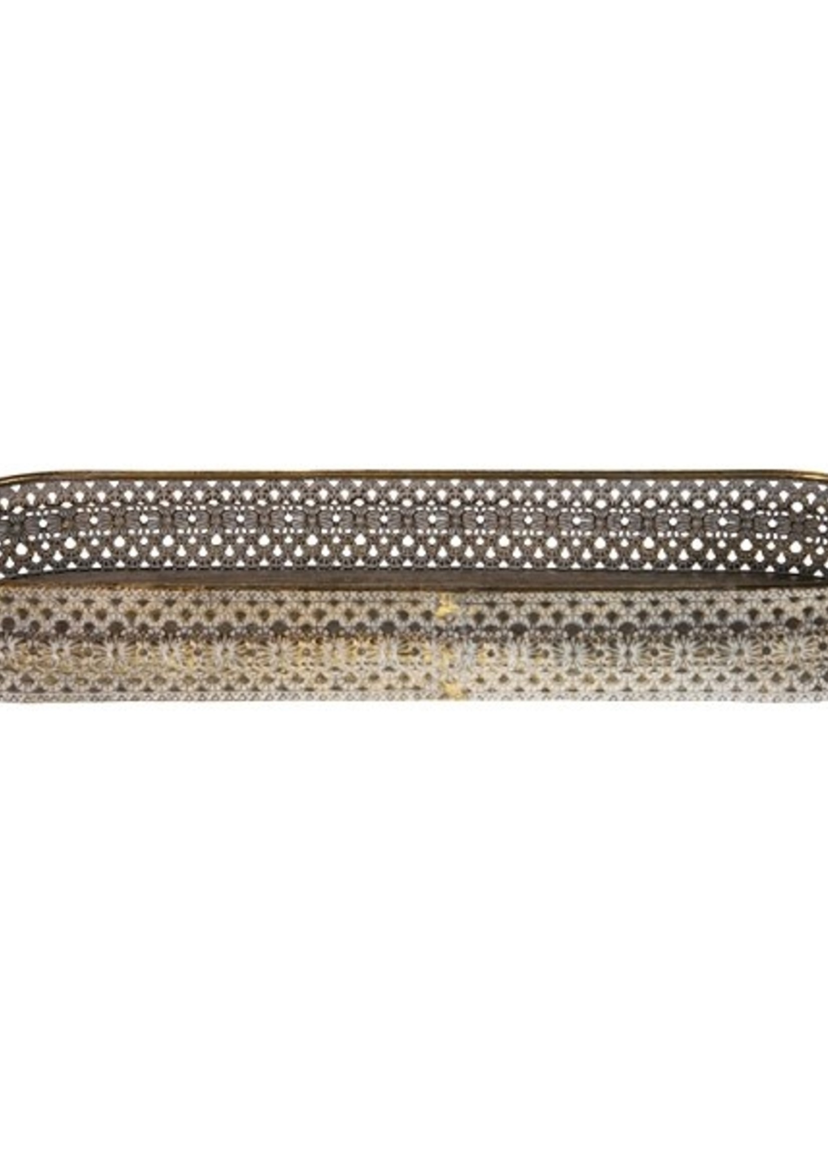 Dienblad metaal 41x13.5x5cm