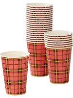 Koffiebeker Scotty rood geruit