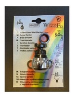 Wasserfix zwenkbare kraandouchekop zwart chroom