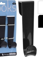 Deurhaken kunststof set van 3 stuks 12cm