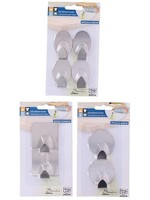 Haak zelfklevend 2 of 4 stuks op kaart