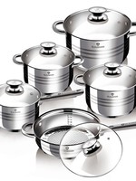 Blaumann Gourmet line 5-delig RVS Pannen Set ook inductie