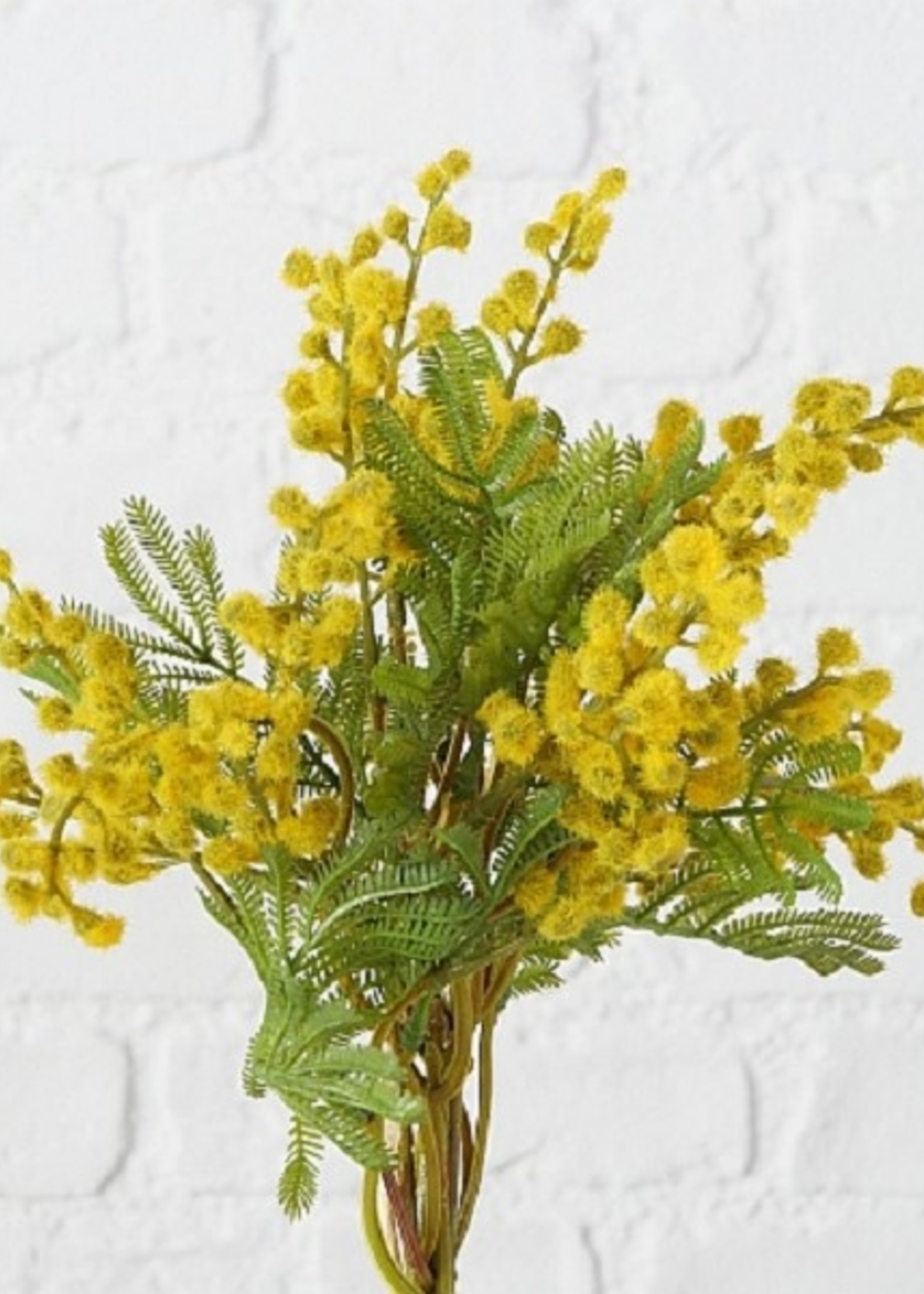 Boltze Home Bloem Mimosa h40cm geel