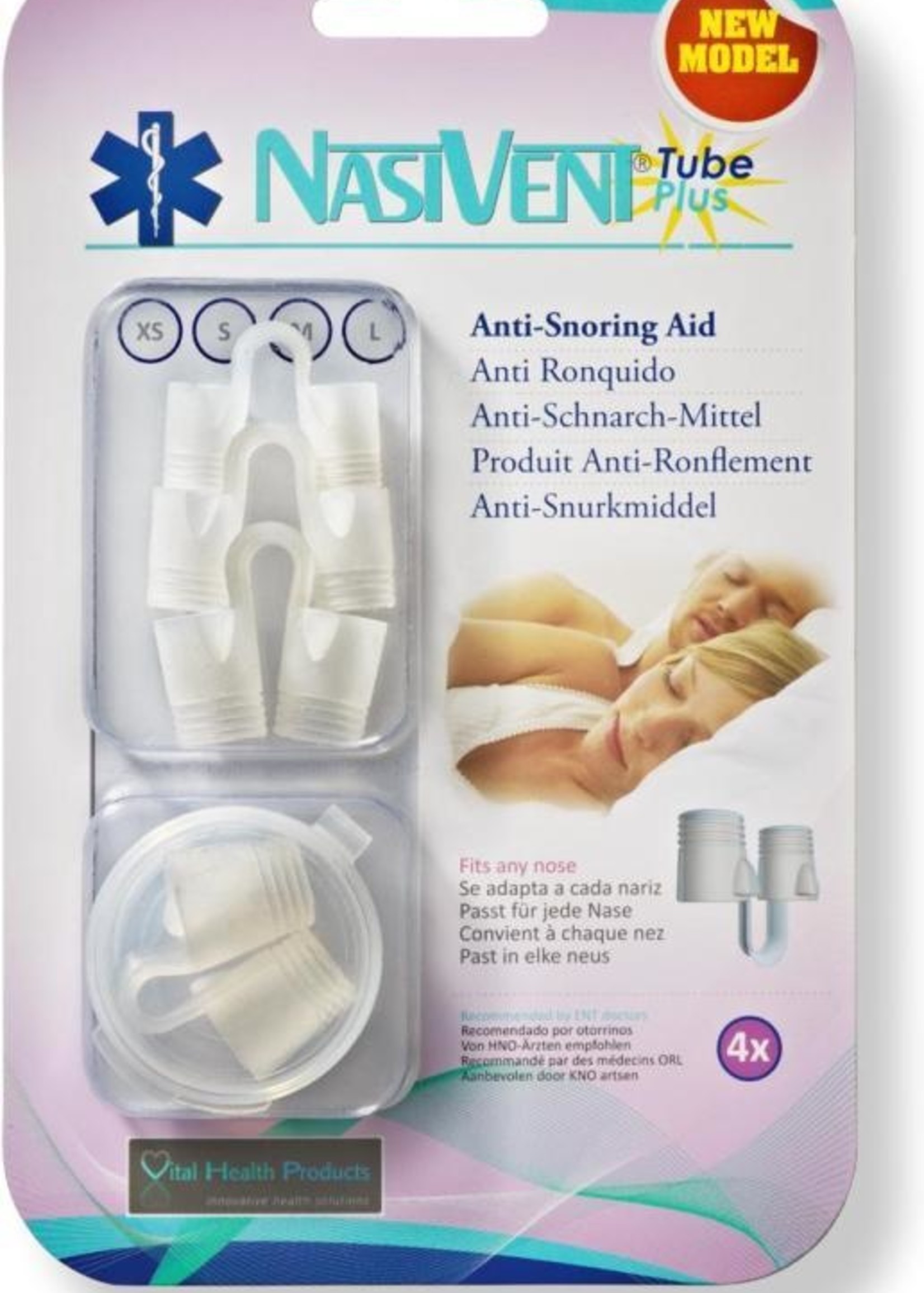 Nasivent Tube anti snurk spreider 4st