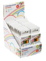 Kleurpotloden set a 6 stuks 8,5cm