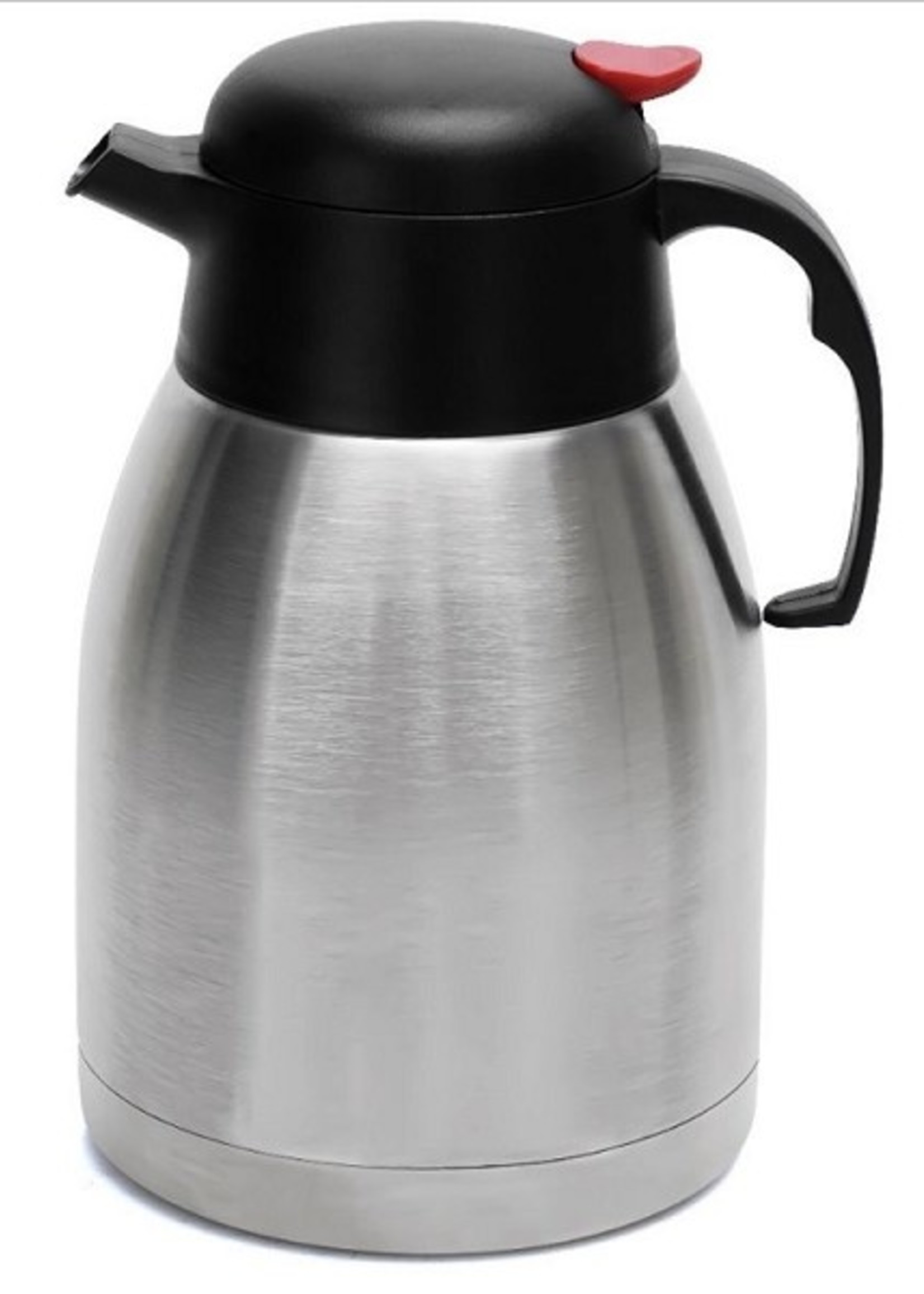 Isoleerkan RVS met drukknop 1,5 ltr 6-8uur (gewicht: 740 gram)