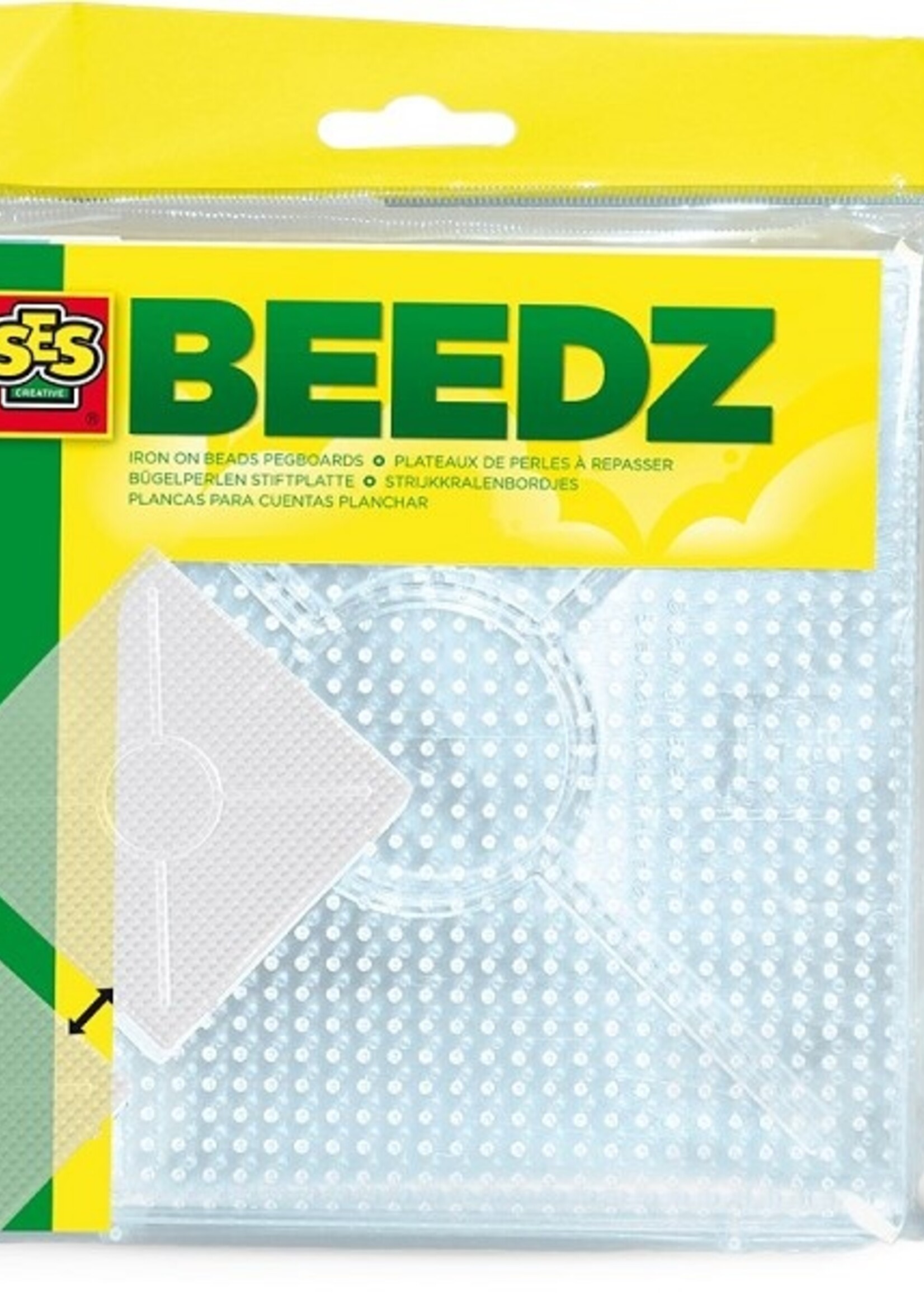 Ses Koppelbordjes transparant vierkant 2 stuks