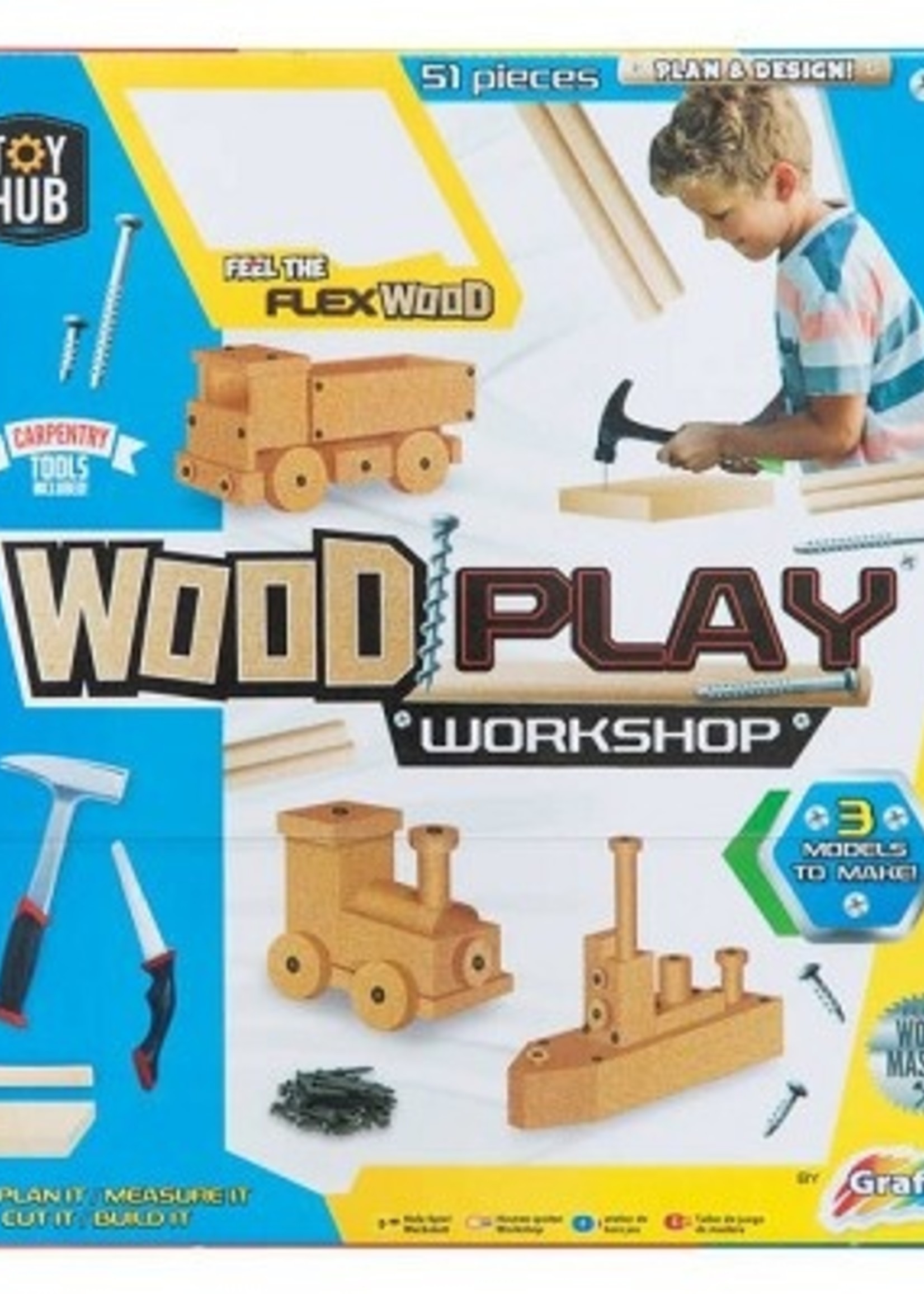 Grafix Wood play workshop (schuimrubber)