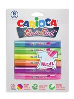 Carioca Textielverf Neon op blister 6x10,5ml