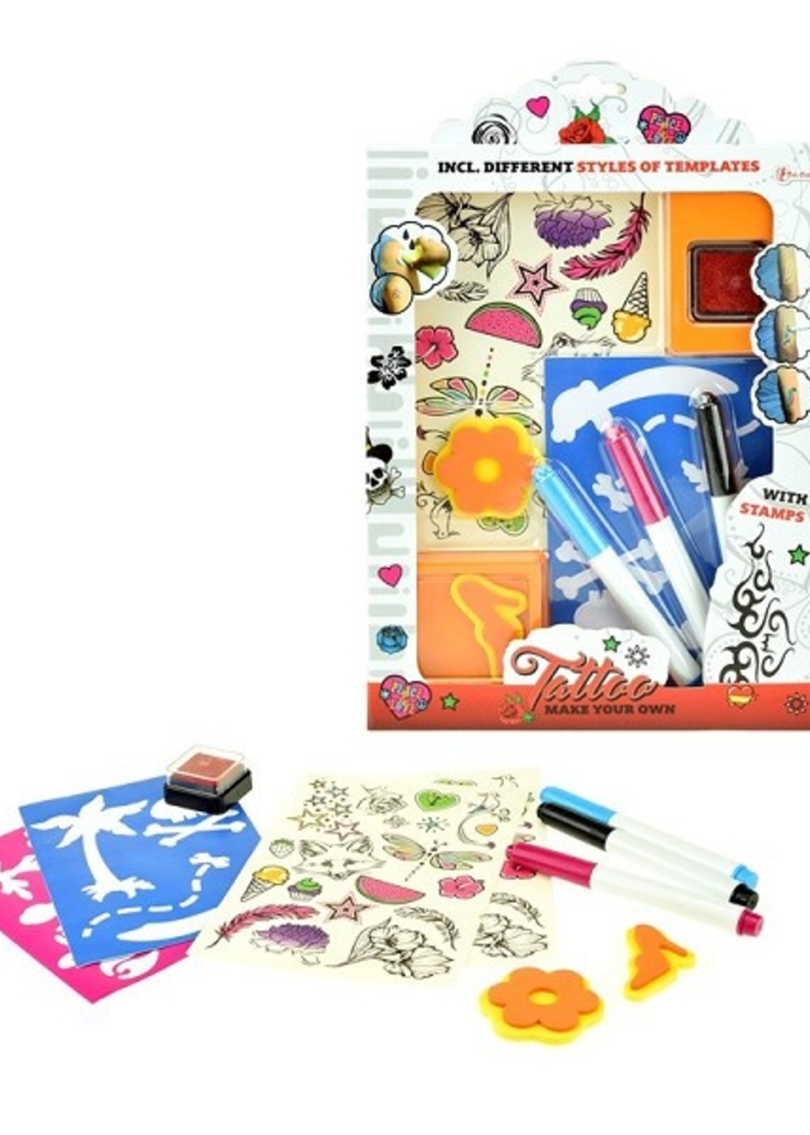 Toi Toys Maak je eigen tatoeage in vensterdoos