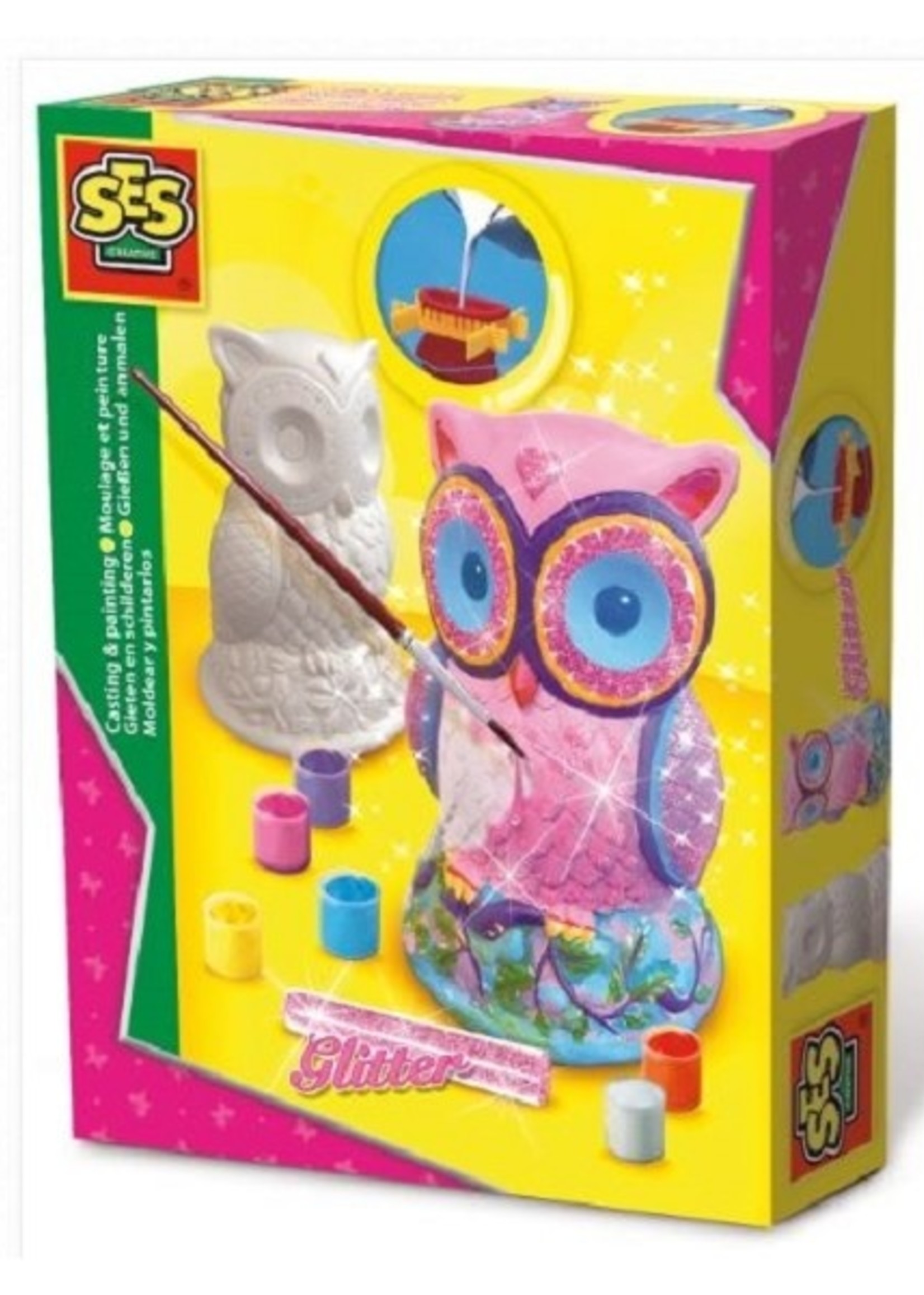 Ses Gieten en schilderen - Uil