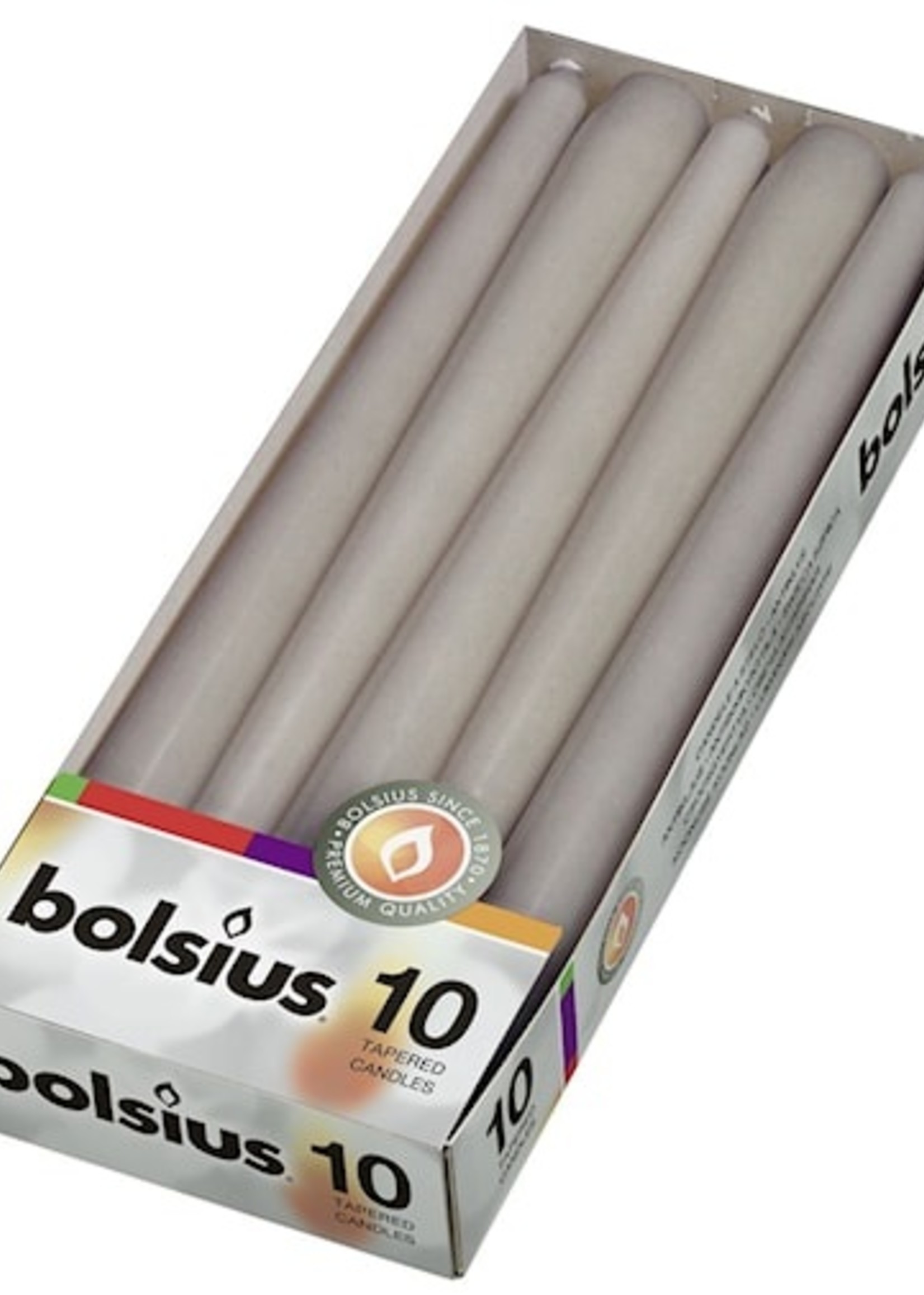 Bolsius Gotische kaarsen ds 10 245/24 Warm grijs