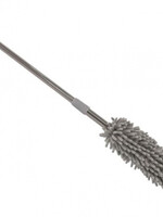 Gerimport plumeau Fresh 12 x 63-93 cm polyester/staal grijs