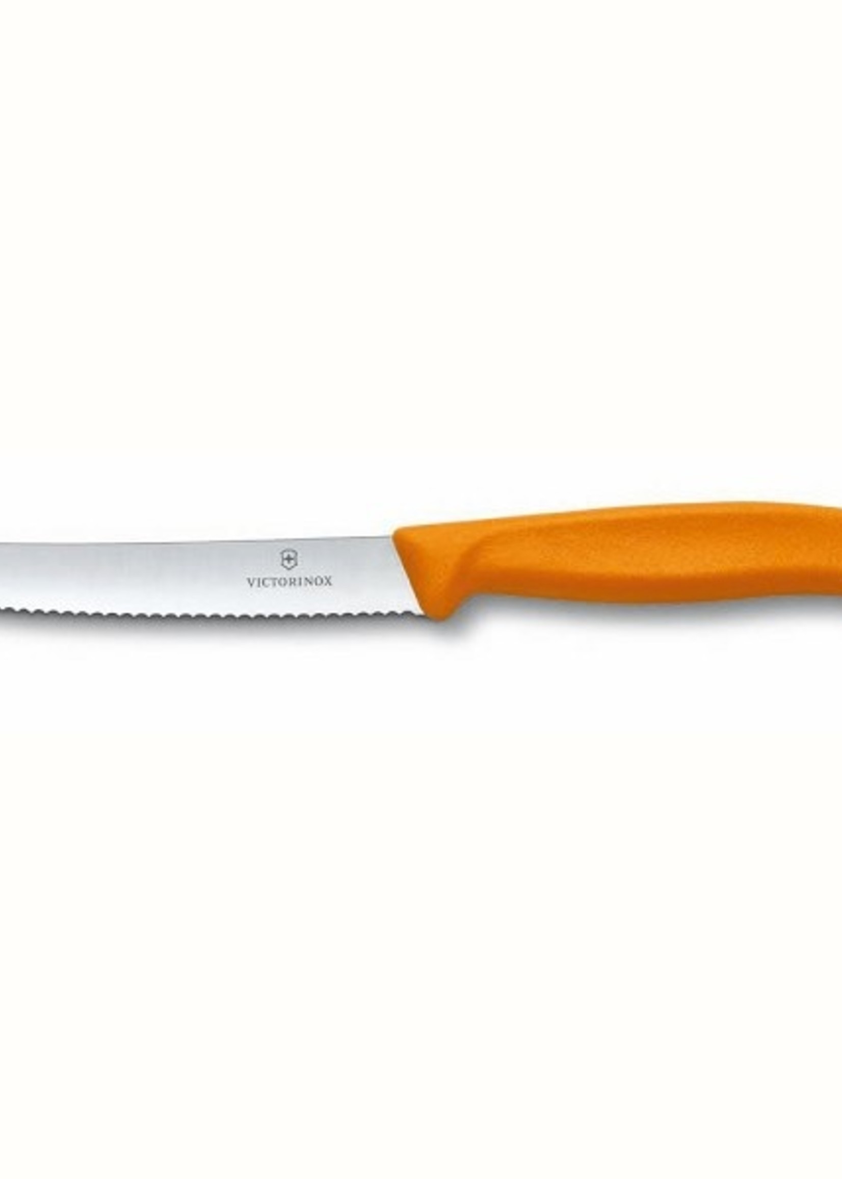 Victorinox Tomatenmes /Tafelmes gekarteld oranje met 11cm lemmet