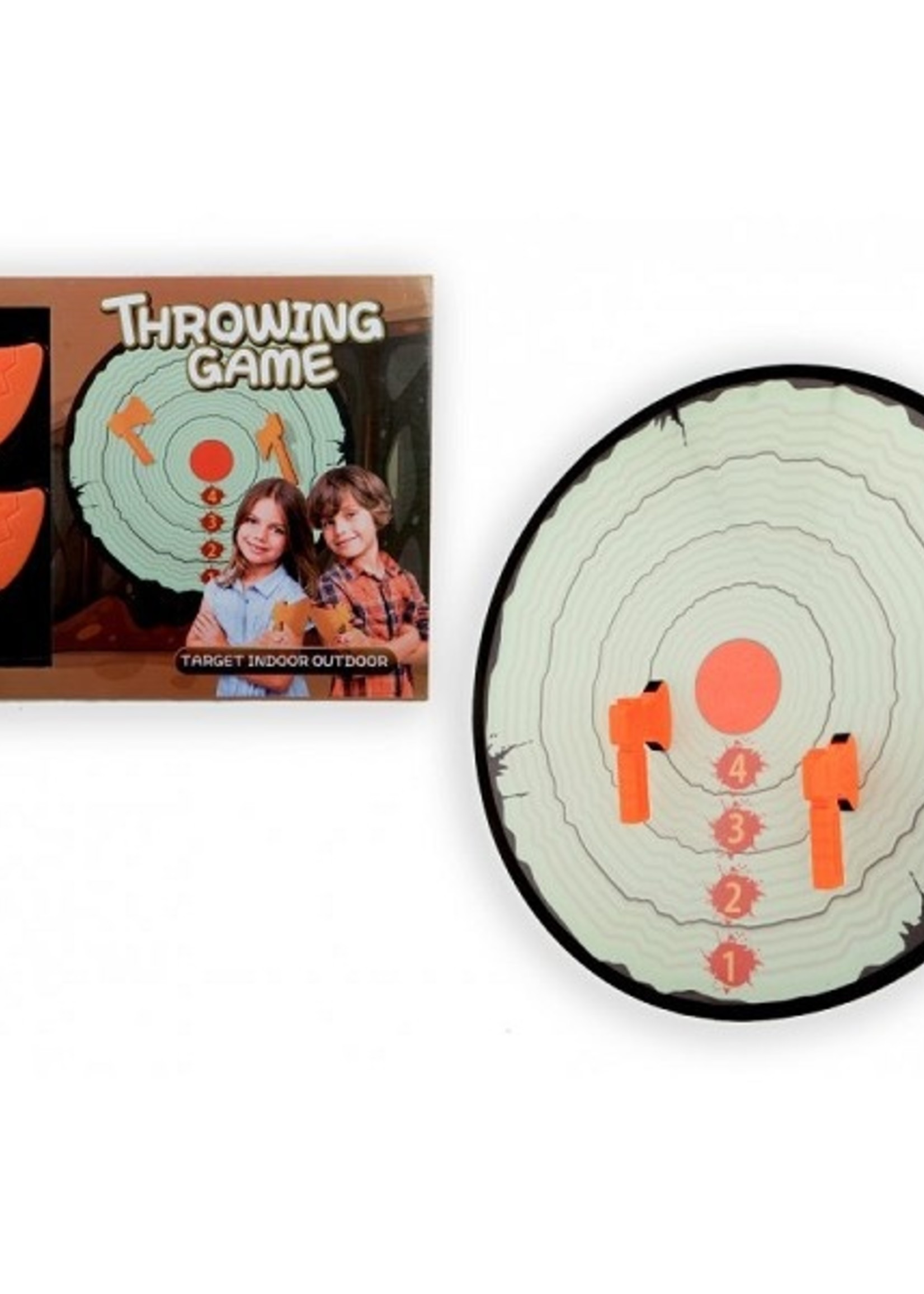 Dartset met bijlen bijlgooi set