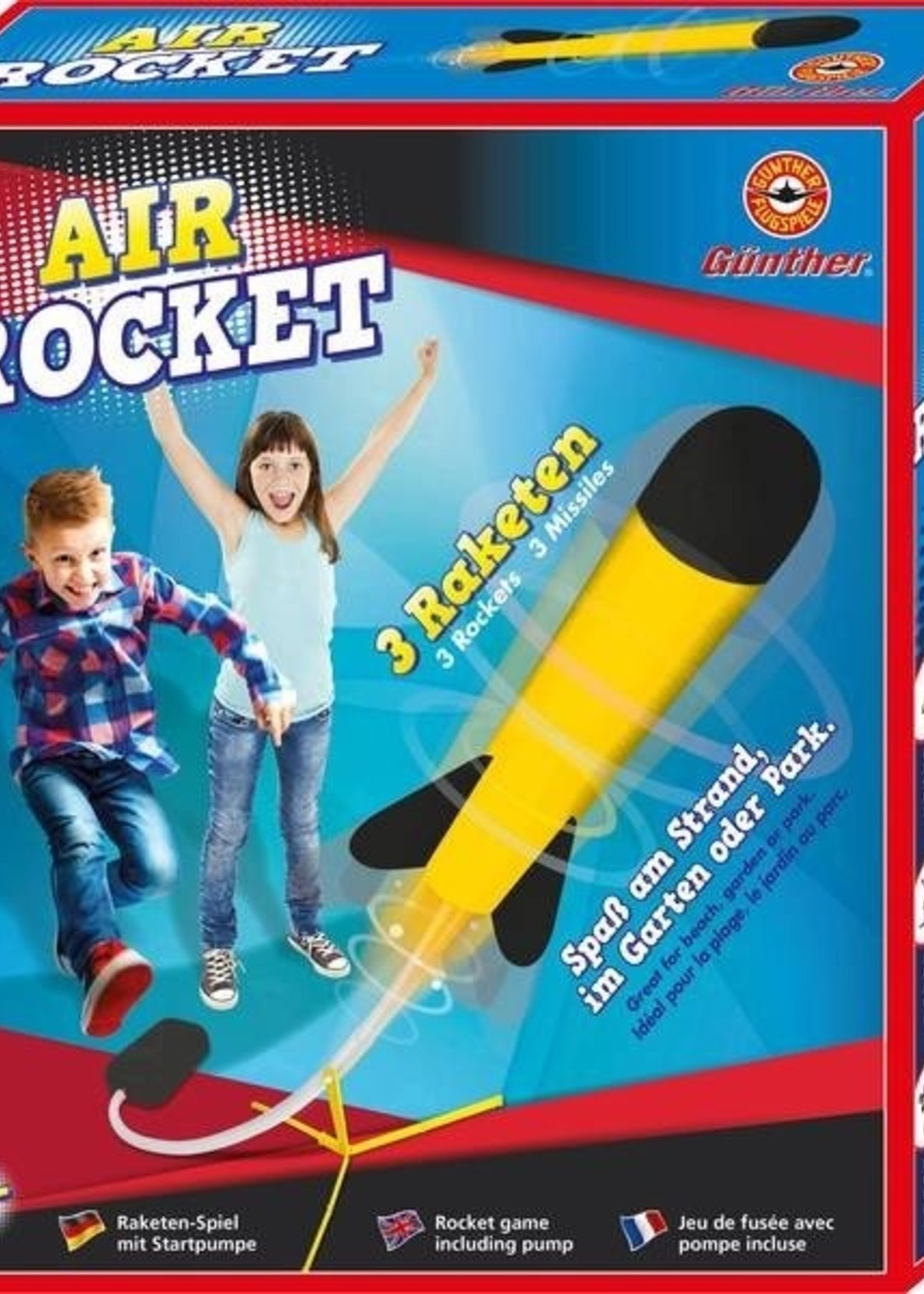 Gunther Air Rocket met pomp en 3 rakketten