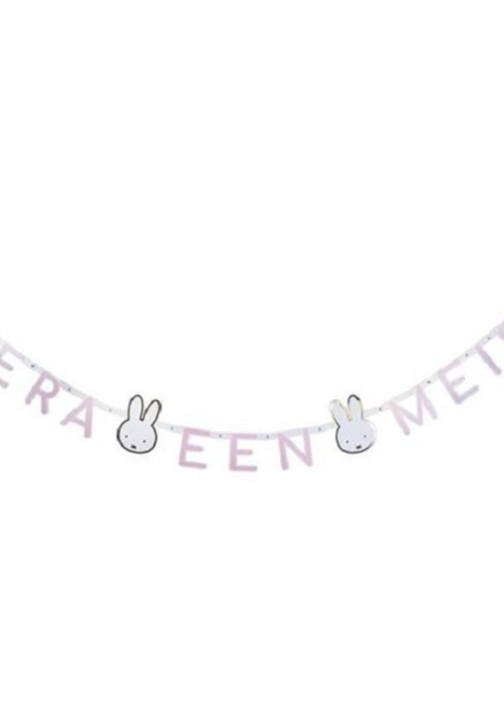 Guirlande "Hoera een meisje"Nijntje