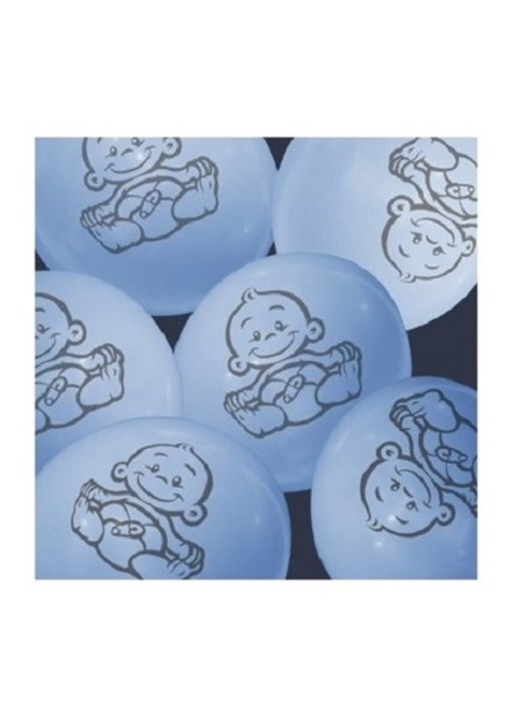 Ballonnen Roze/Dochter zk/6stuks