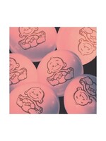 Ballonnen Roze/Dochter zk/6stuks