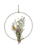 Hanger gedroogde bloemen W20-H22cm naturel