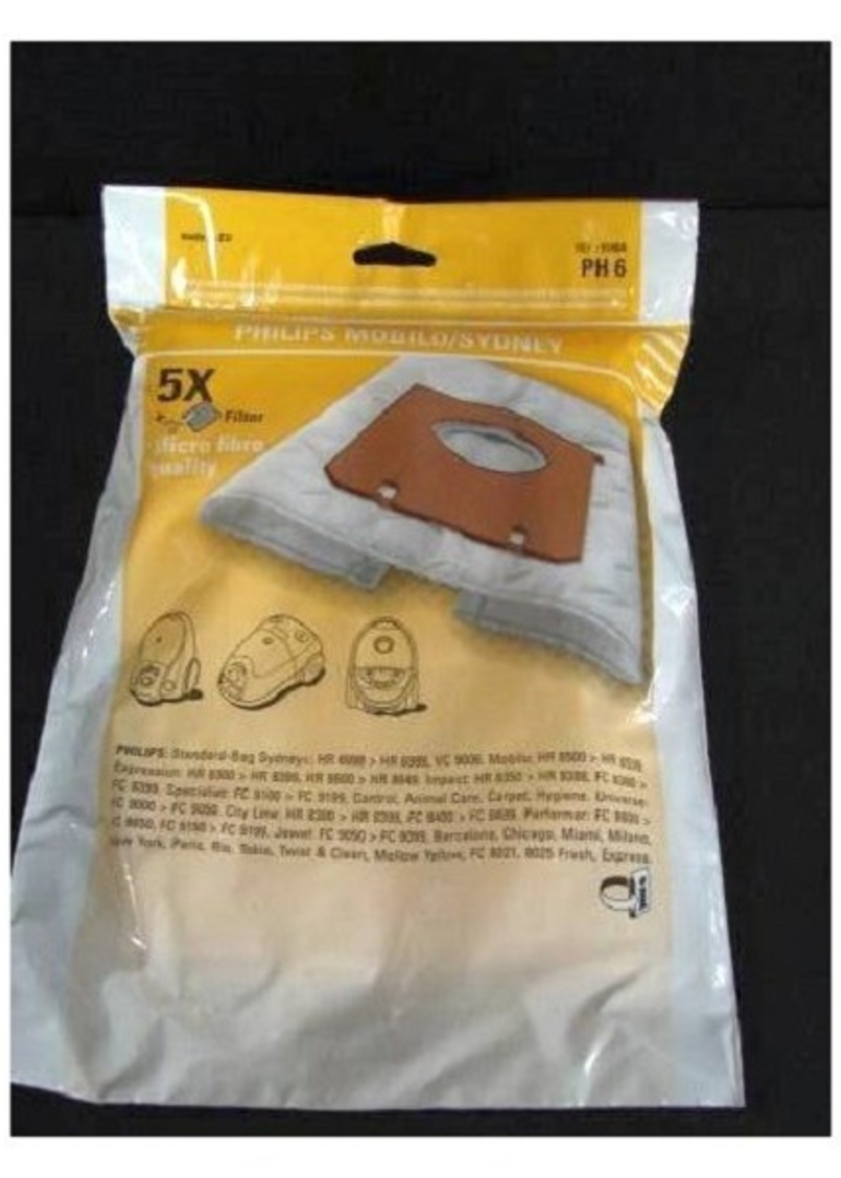 Stofzuigerzak Philips Mobilo/Sydney pak a5st