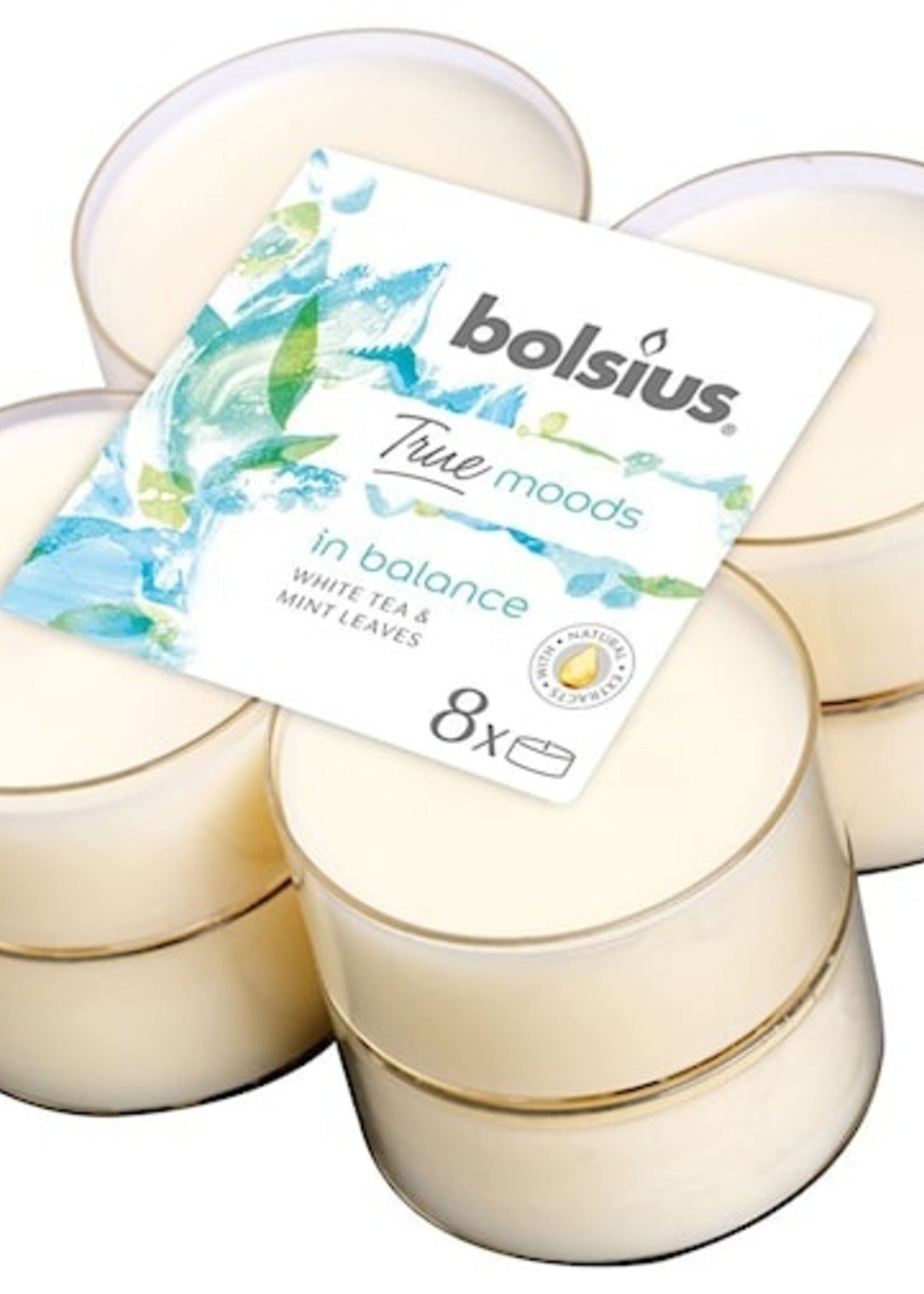Bolsius Maxilicht geur 8 stuks True Moods In Balance