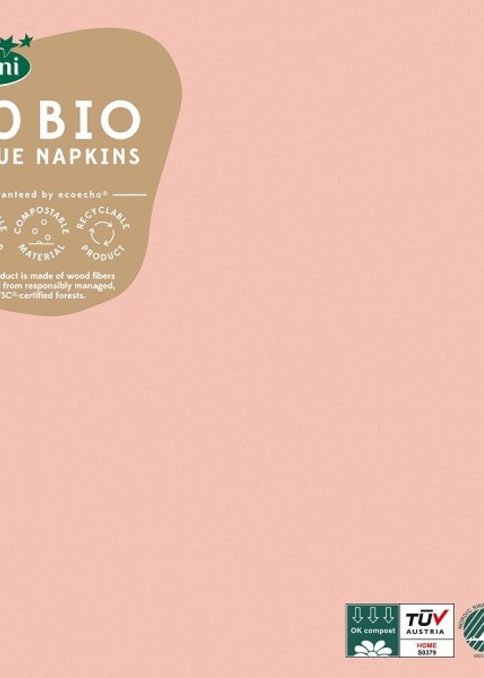 Duni Servetten Mellow Rose 33x33cm