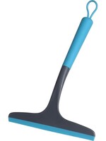 Raamwisser pp grijs en turquoise