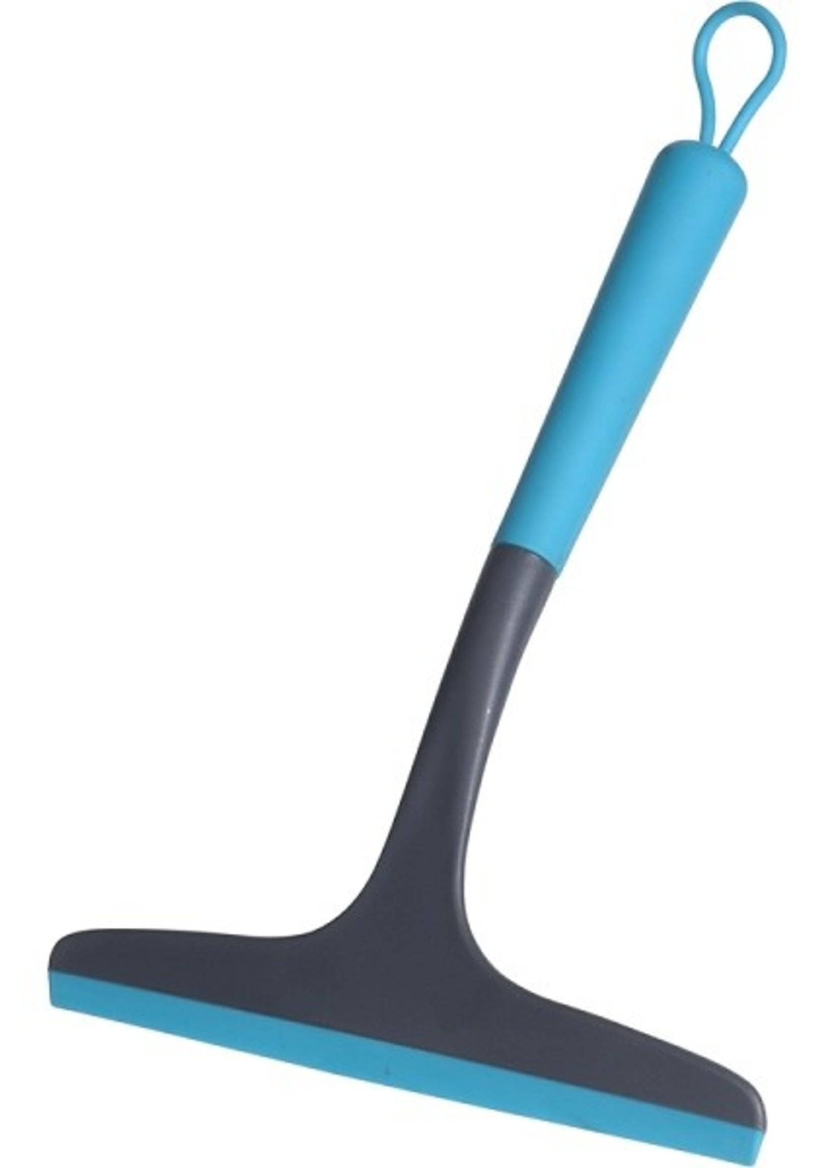 Raamwisser pp grijs en turquoise